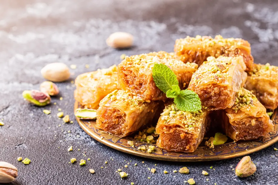 Baklava doces para vender