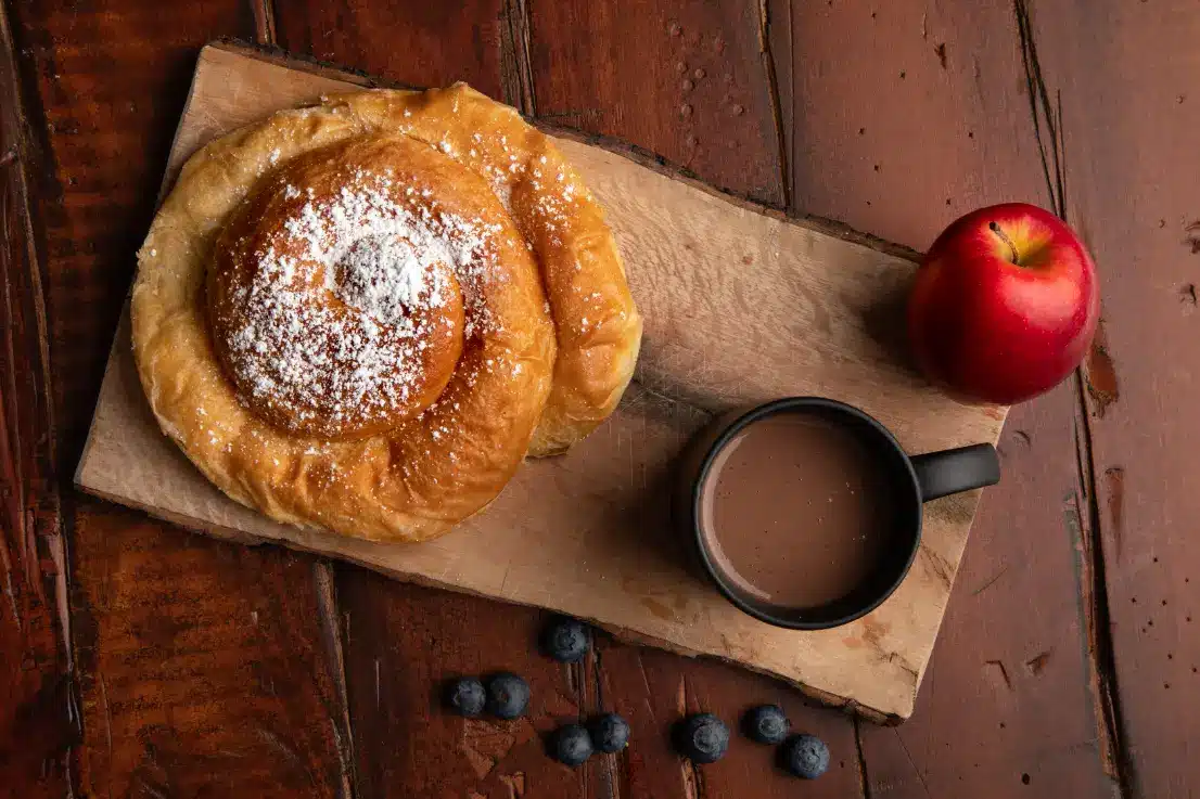 Ensaimadas, rosca doce, prato típico da culinária espanhola