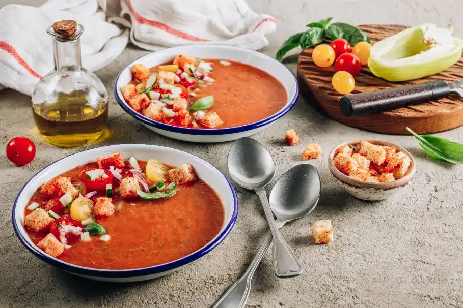 Gazpacho, prato típico da culinária espanhola