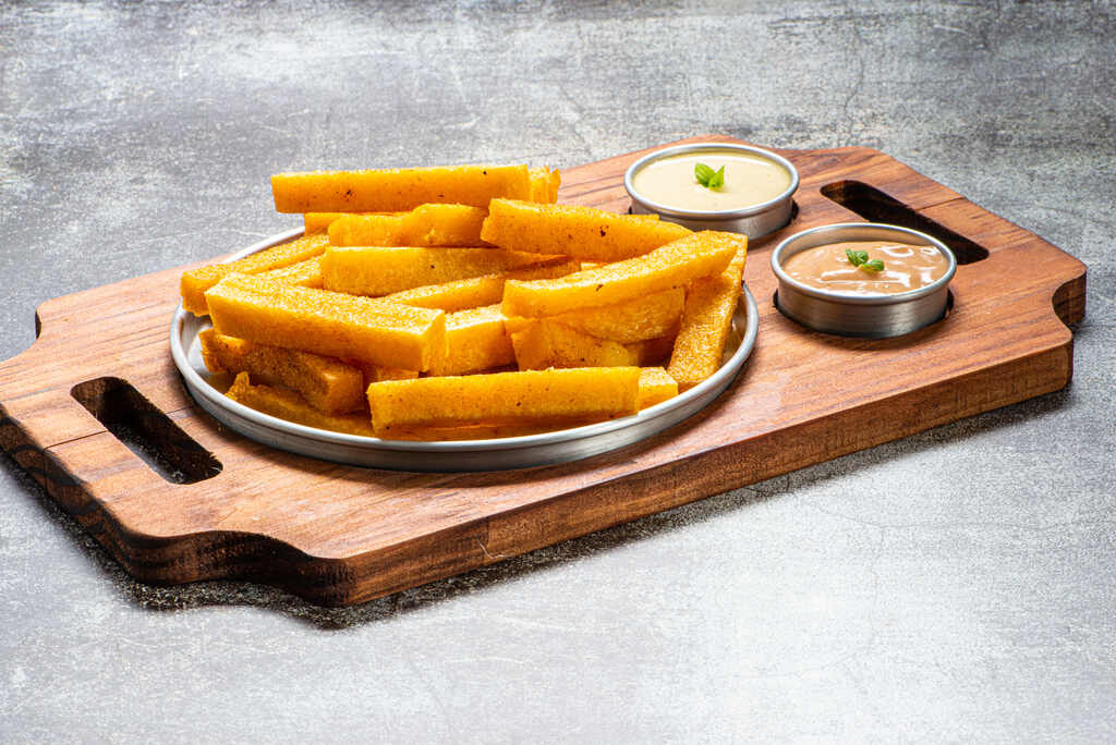 comidas de boteco: polenta frita