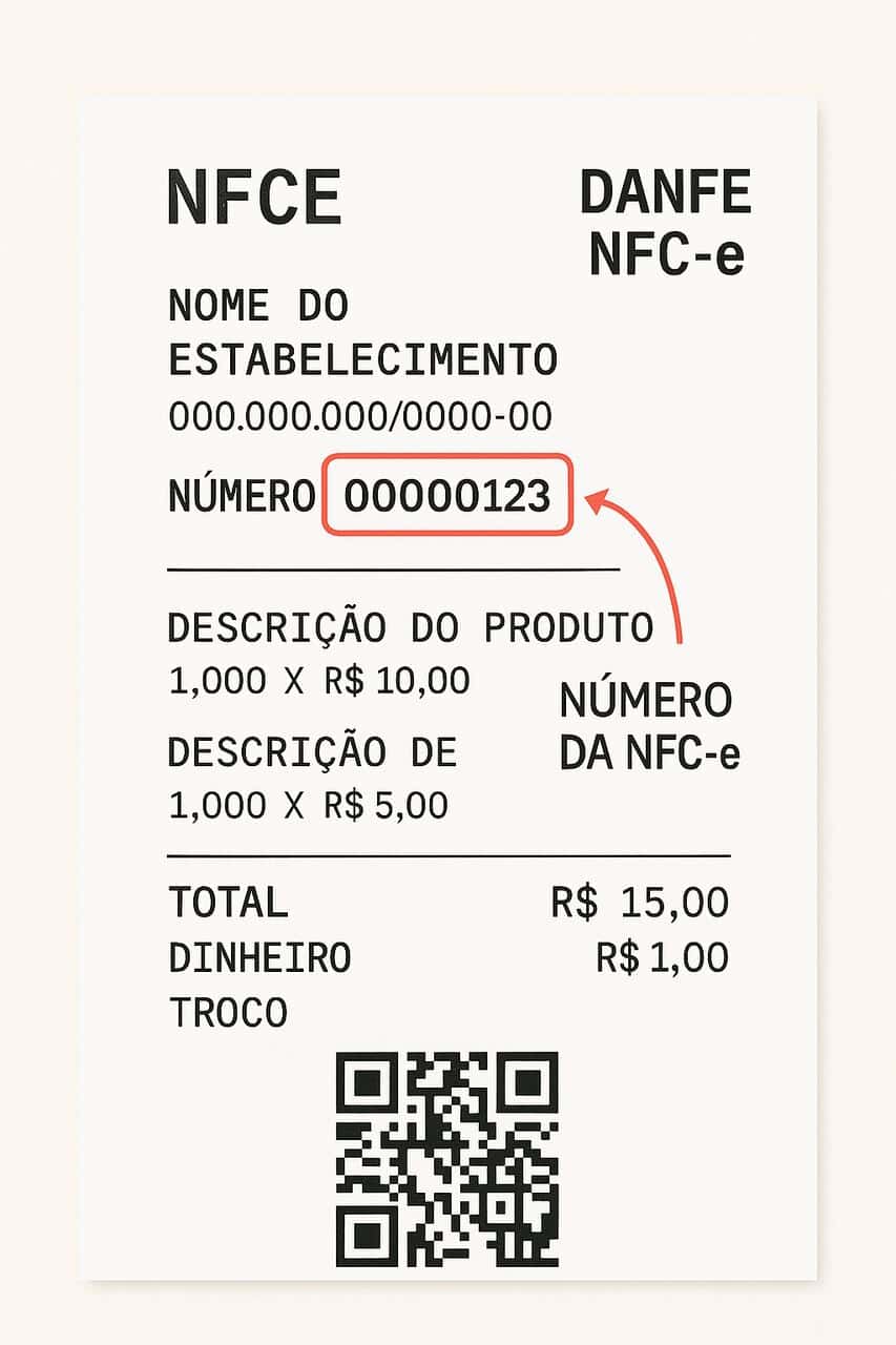 quantos números tem na nota fiscal
