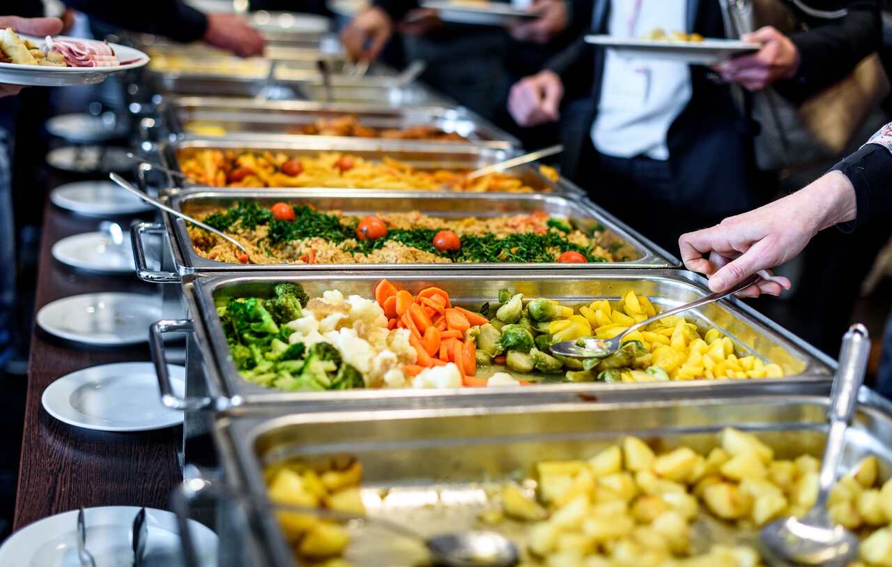 tipos de serviço à mesa: buffet