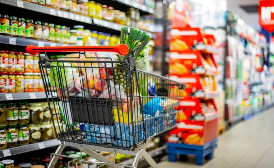carrinho de super mercado