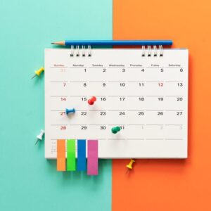 imagem de um calendario